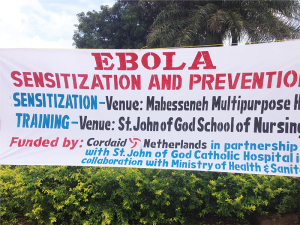 Cartell de sensibilització Ebola